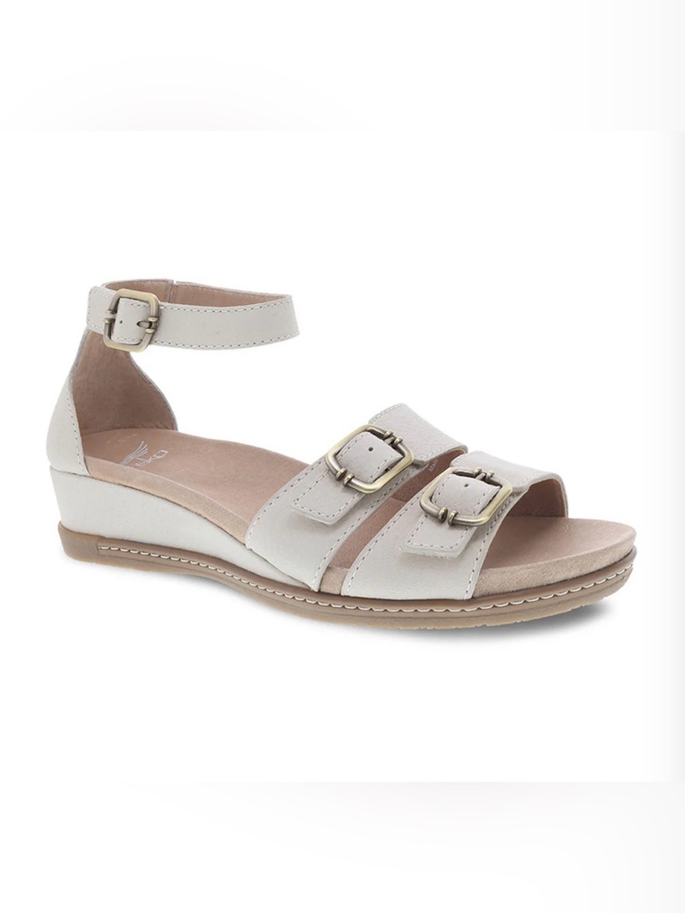 Dansko Astrid Nubuck Womens Low Wedge - Picture 3 of 10